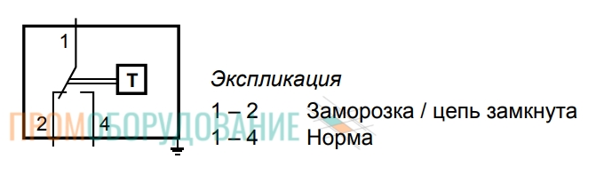 Схема подключения термостата Siemens QAF81.3 QAF81.3